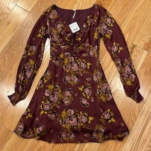 Free People keyhole fit and flare dress